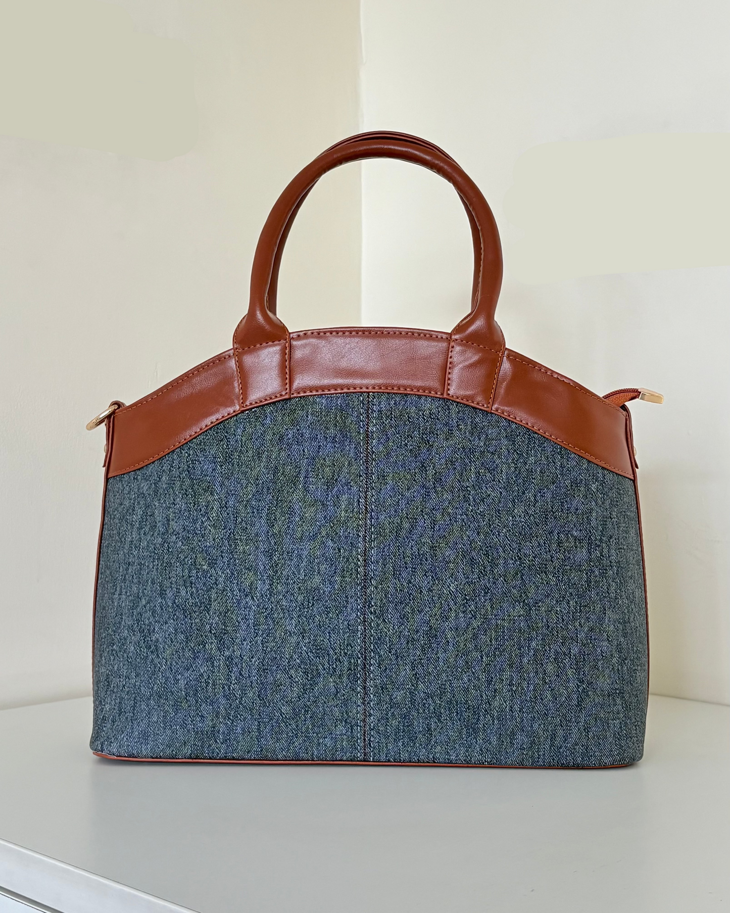 Denim Basket bag