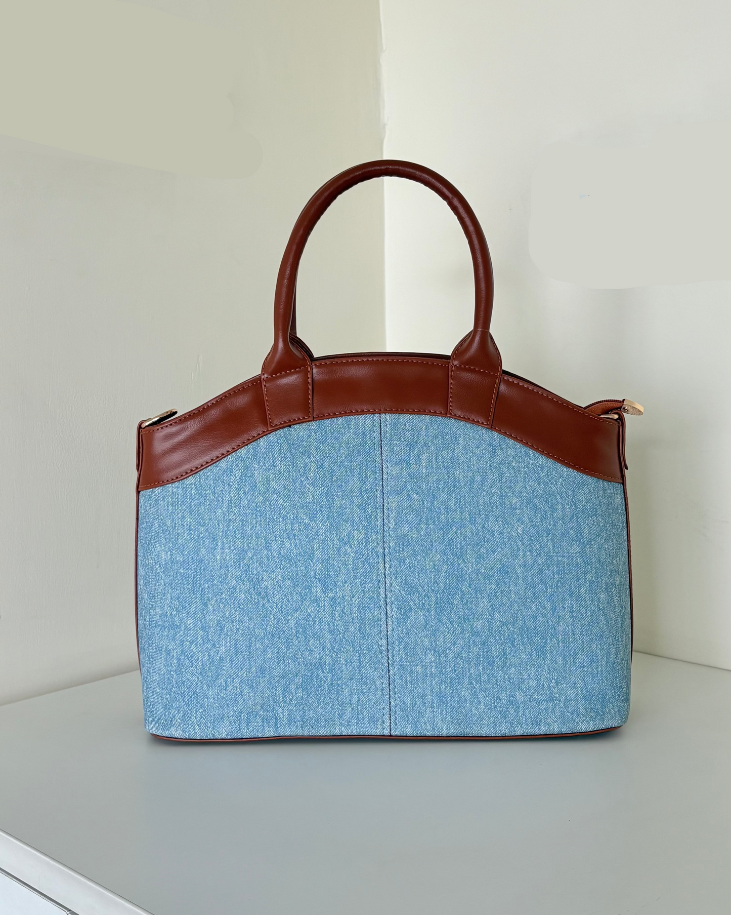 Denim Basket bag