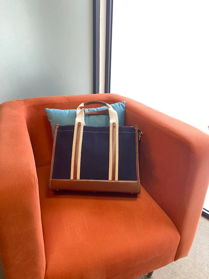 Canvas Strap Tote Bag
