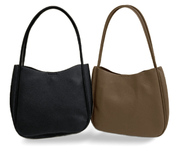 Faux Leather Mini Bucket Tote Bag