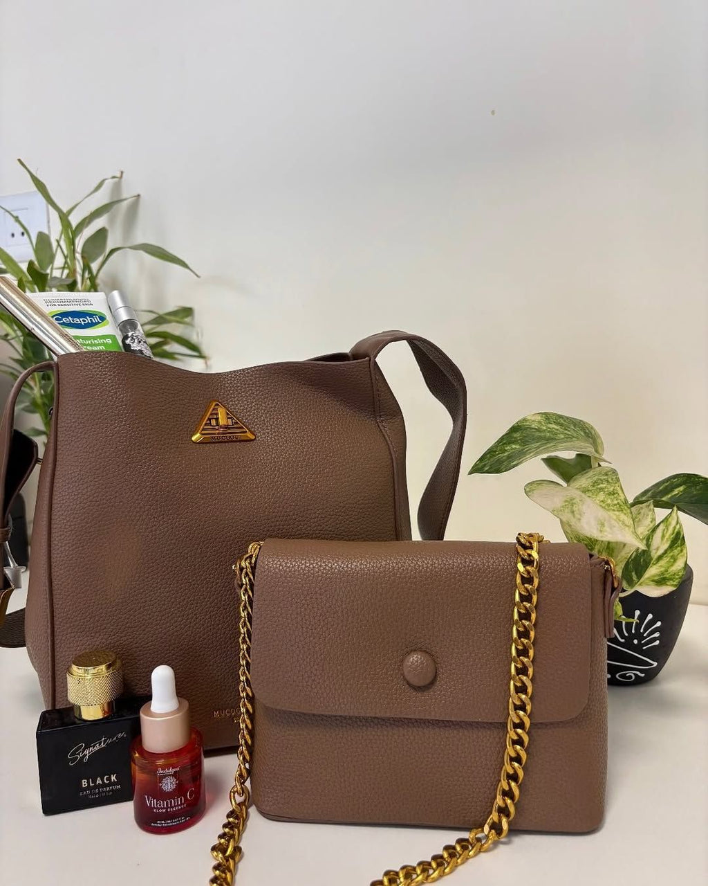 Long Pattern Tote Bag