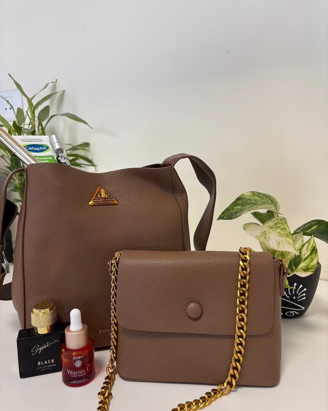 Long Pattern Tote Bag