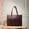 Pu Box Tote bag