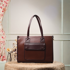 Pu Box Tote bag