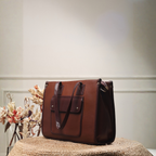 Pu Box Tote bag