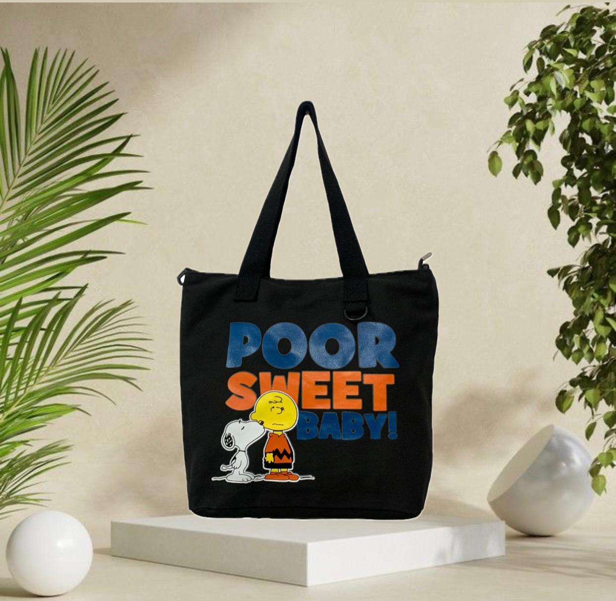 Canvas Graphic Tote Bag