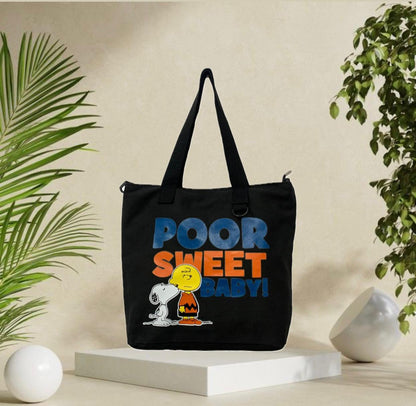 Canvas Graphic Tote Bag