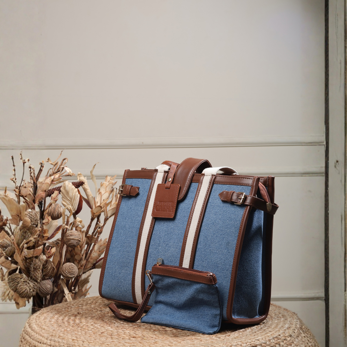 Denim Tote Bag
