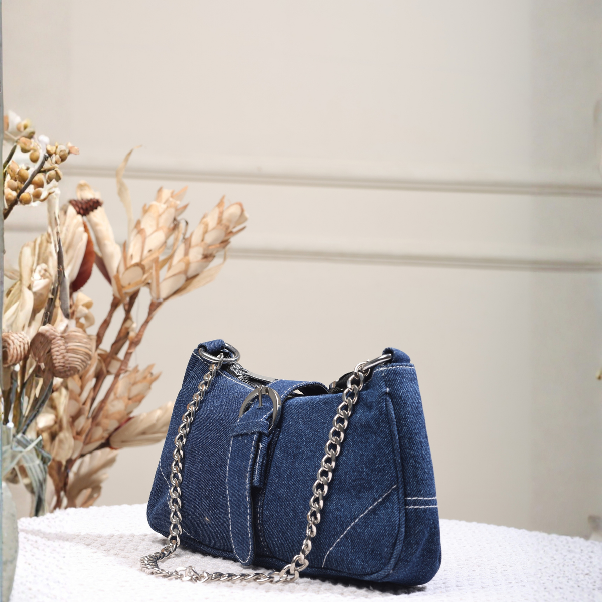 Denim Single Buckle