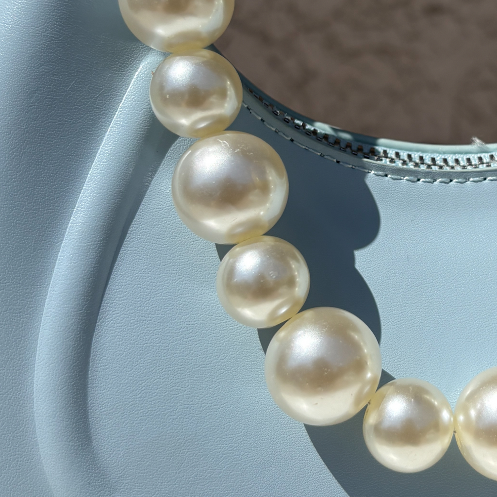 Half Moon Pearl bag