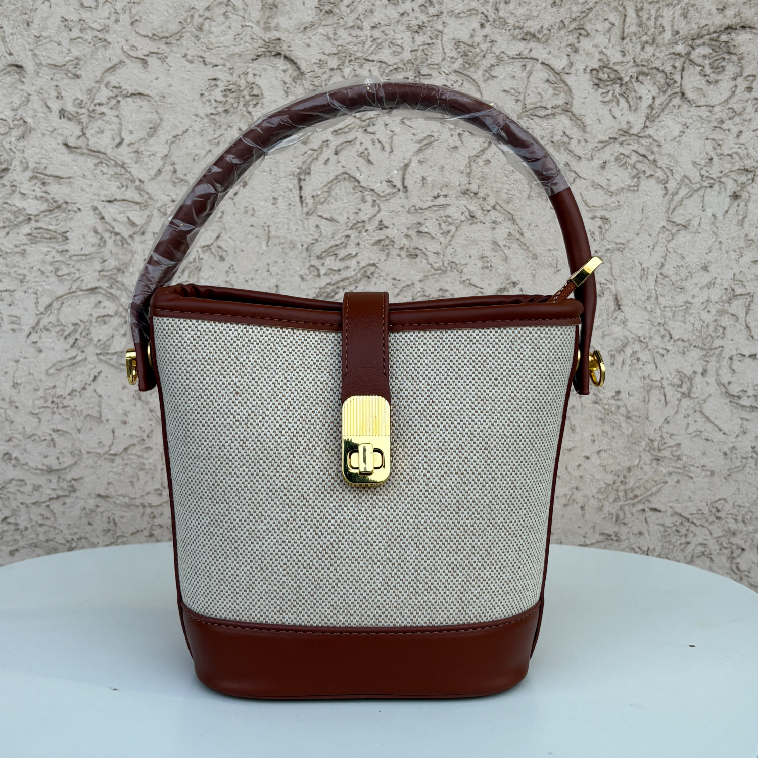 Canvas Bucket Bag