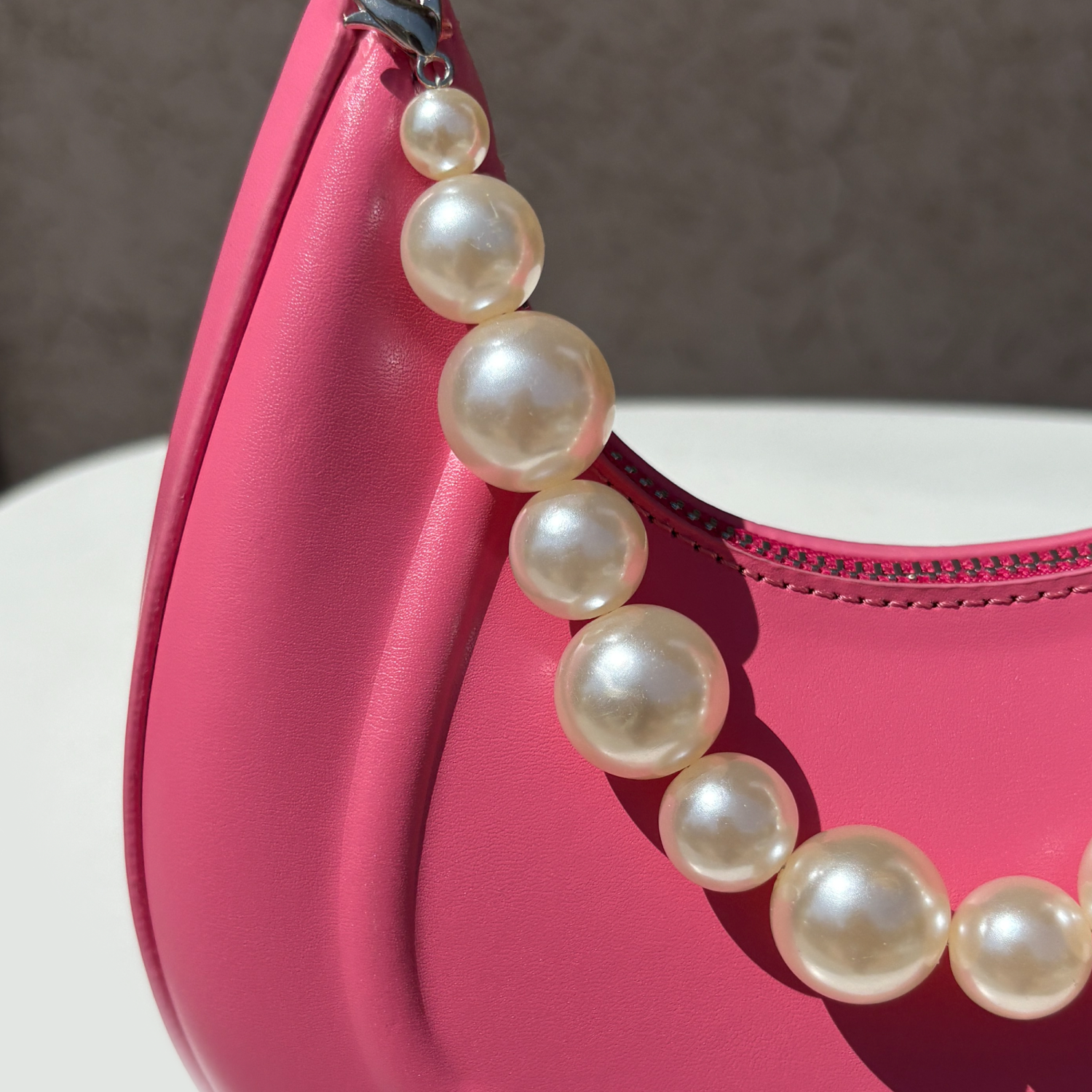 Half Moon Pearl bag