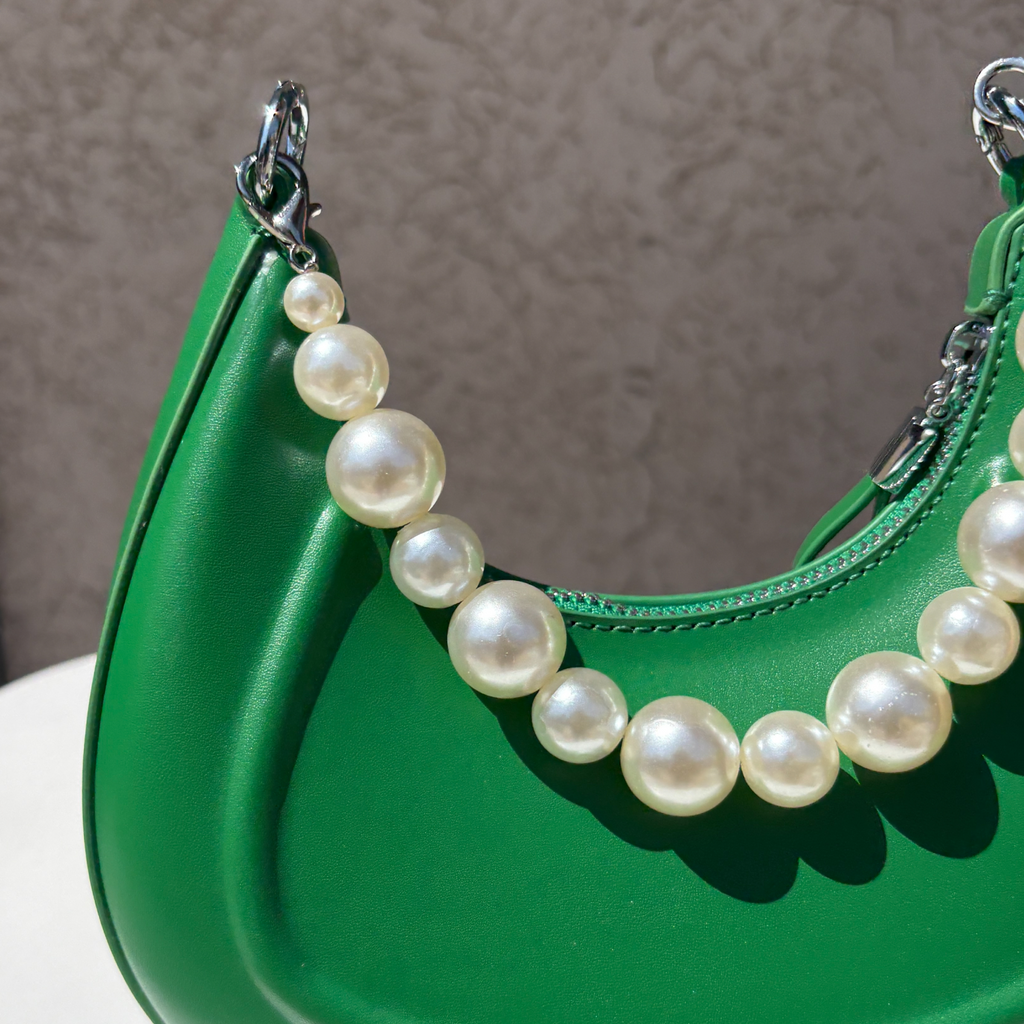 Half Moon Pearl bag