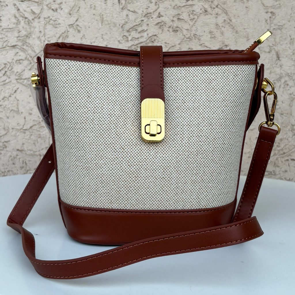 Canvas Bucket Bag