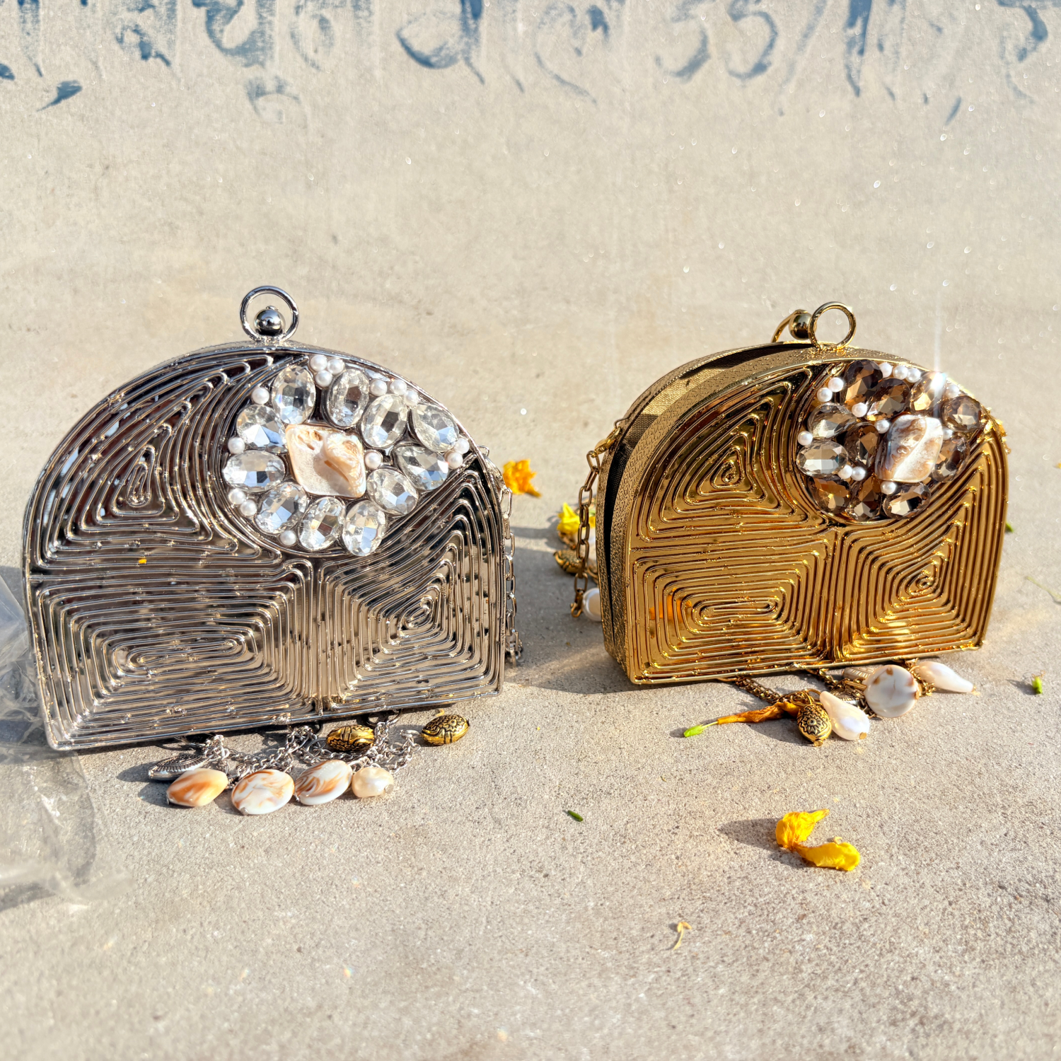 Trinket Brass Mini Clutch