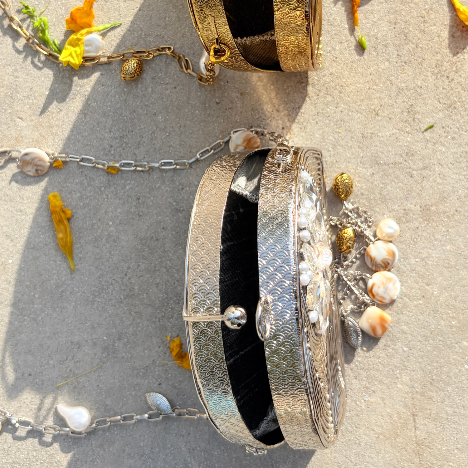 Trinket Brass Mini Clutch
