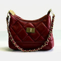 Quilted  Suede handbag