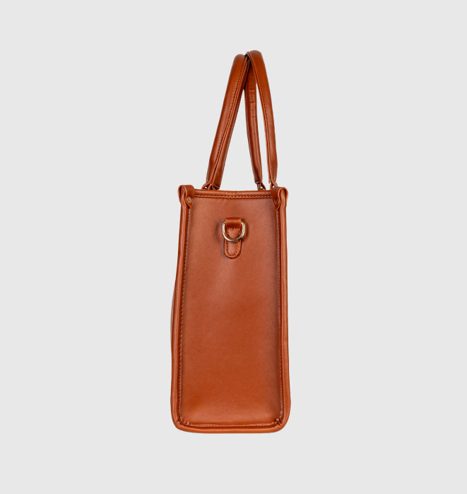 Pu Strip Tote bag