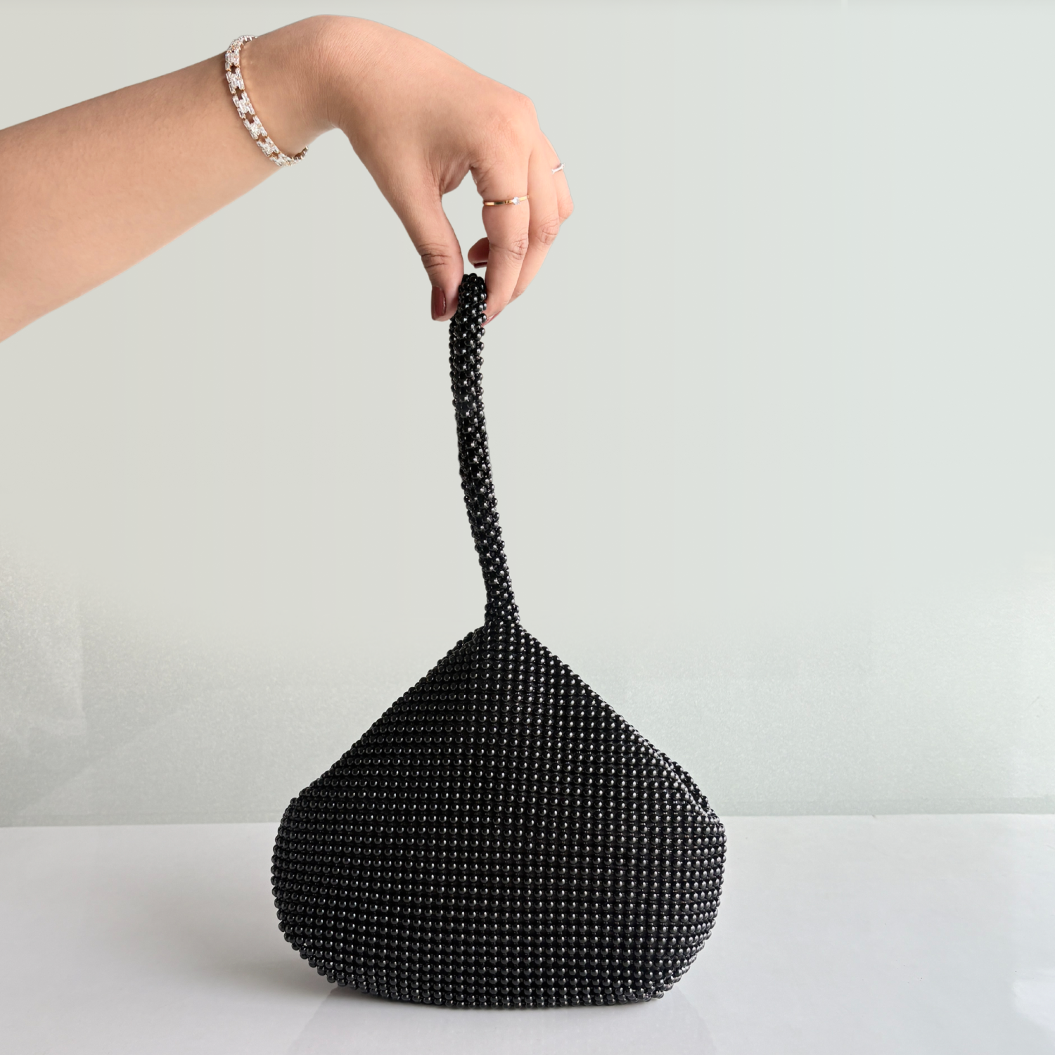 Rhinestone Wristlet Medium