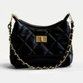 Quilted  Suede handbag