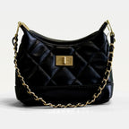Quilted  Suede handbag