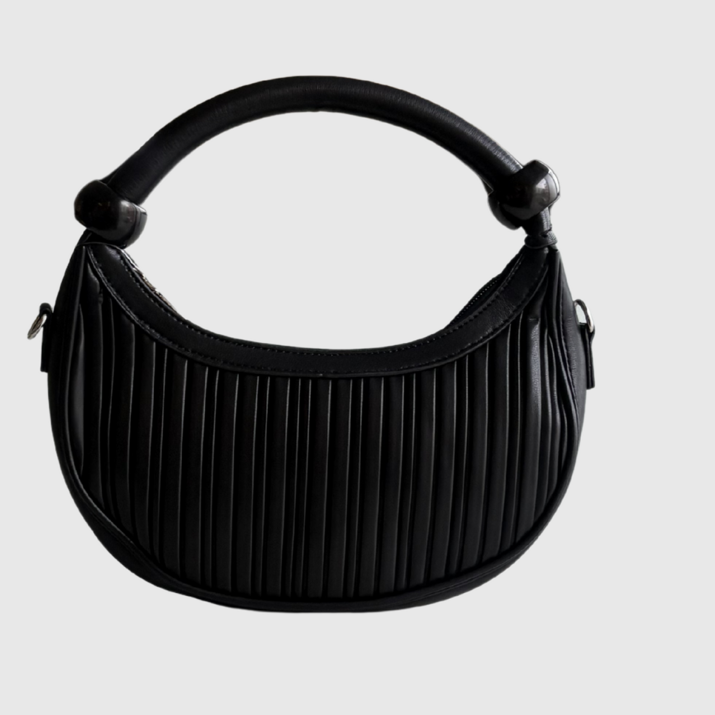 Crescent Pleated Bag