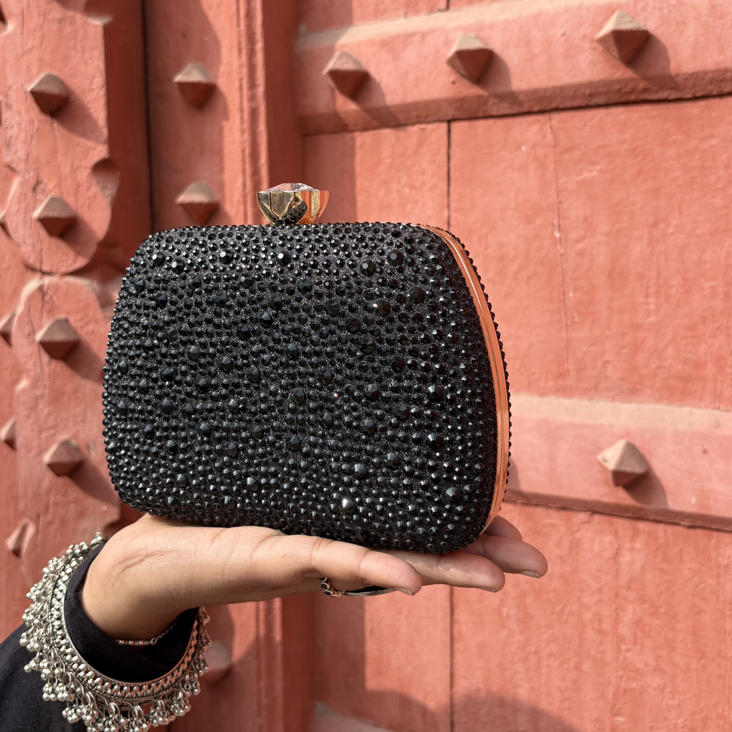 Box Stone Clutch