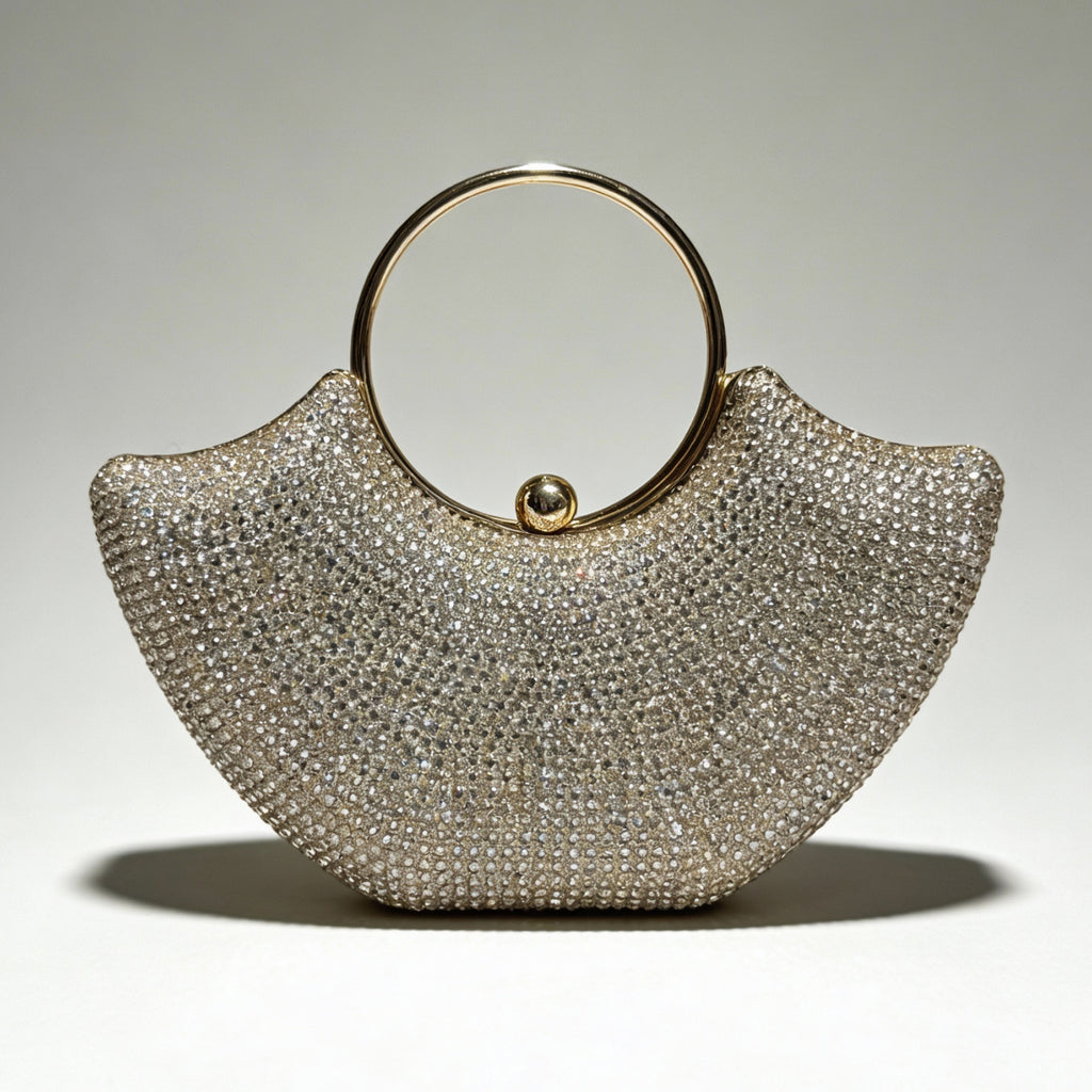 Oval Stone Clutch