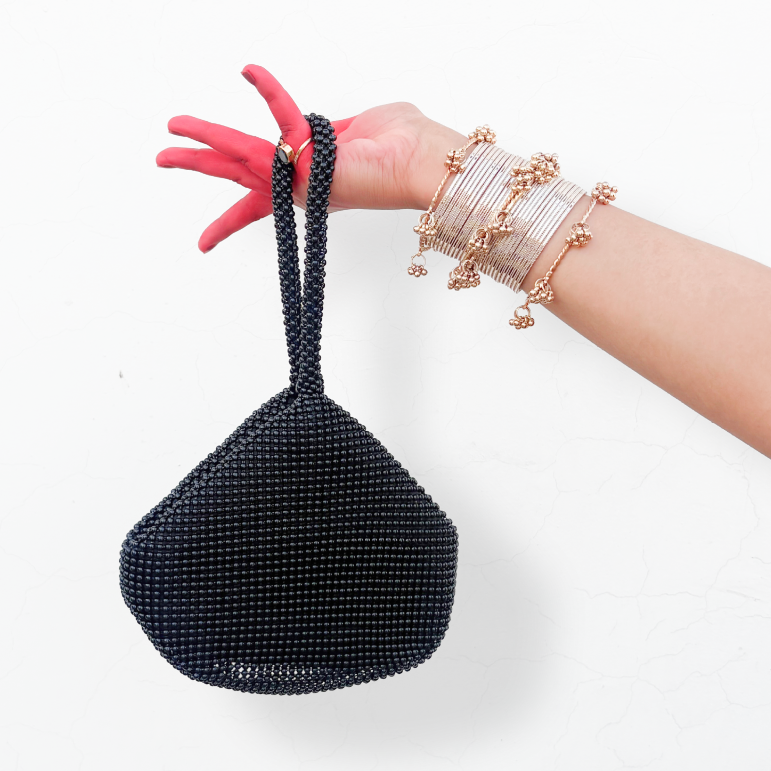 Rhinestone Wristlet Medium