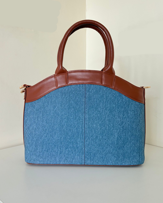 Denim Basket bag