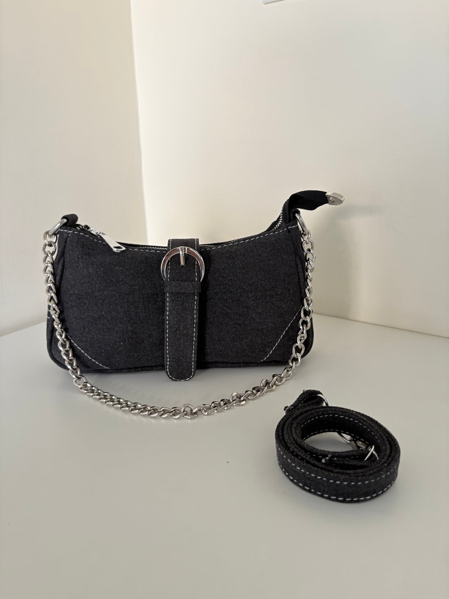 Denim Single Buckle
