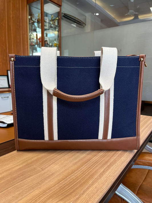 Canvas Strap Tote Bag