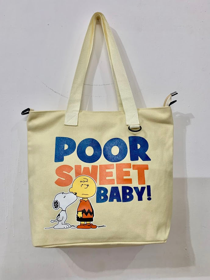 Canvas Graphic Tote Bag