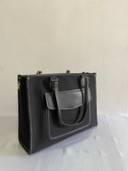 Canvas Office Tote Bag With Pouch