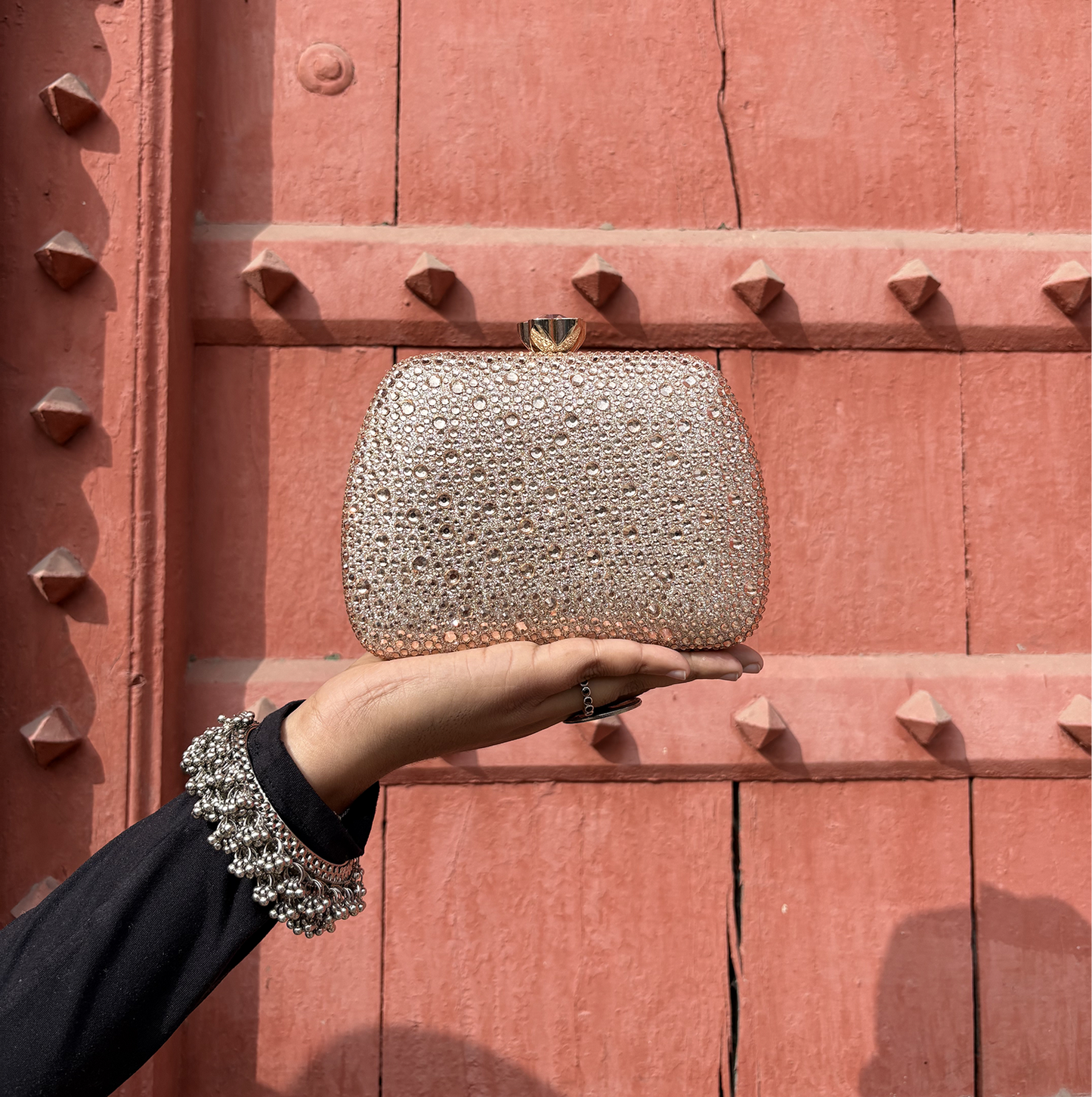 Box Stone Clutch