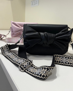 Wide Strap Halfbow Bag