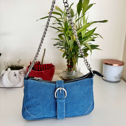 Denim Single Buckle