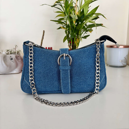 Denim Single Buckle