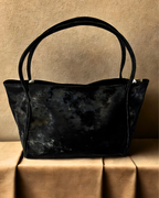 Black Velvet Tote