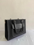 Canvas Office Tote Bag With Pouch