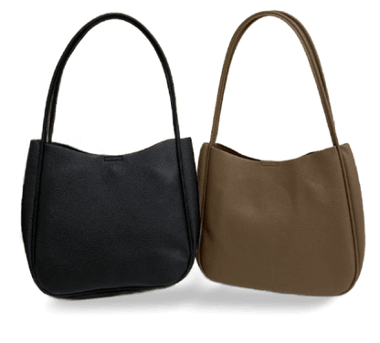 Faux Leather Mini Bucket Tote Bag