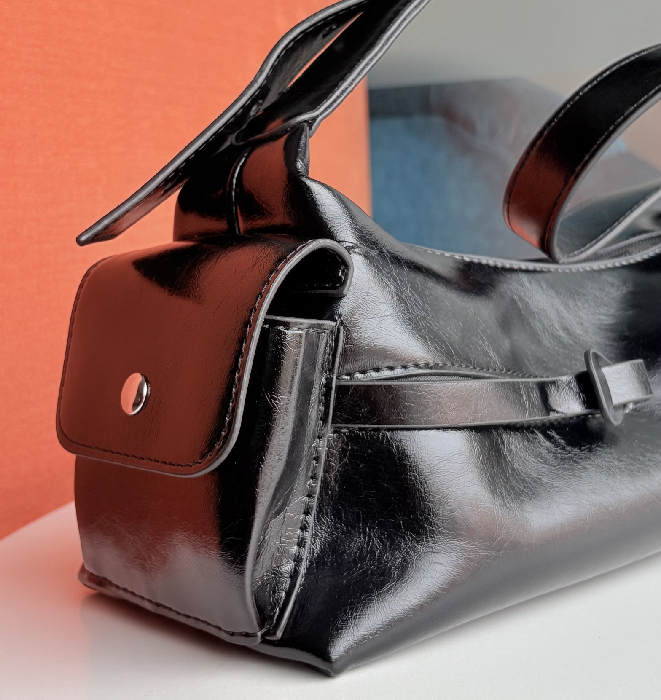 Korean Corner Pocket Baguette Bag